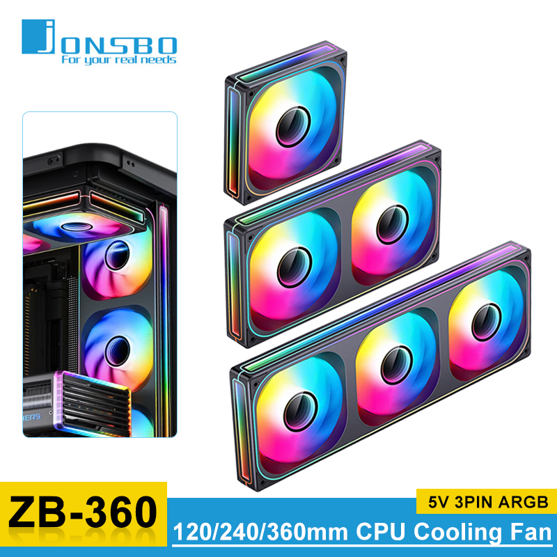 Pc Water Cooling - Jonsbo ZB-120/240/360 Computer Case Fan 5V