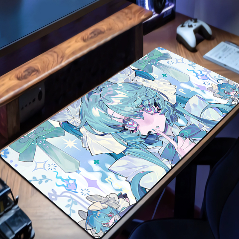 Anime Mouse Pad Gamer Keyboard - Pc Gaming Hatsune Miku 리뷰 및 가격