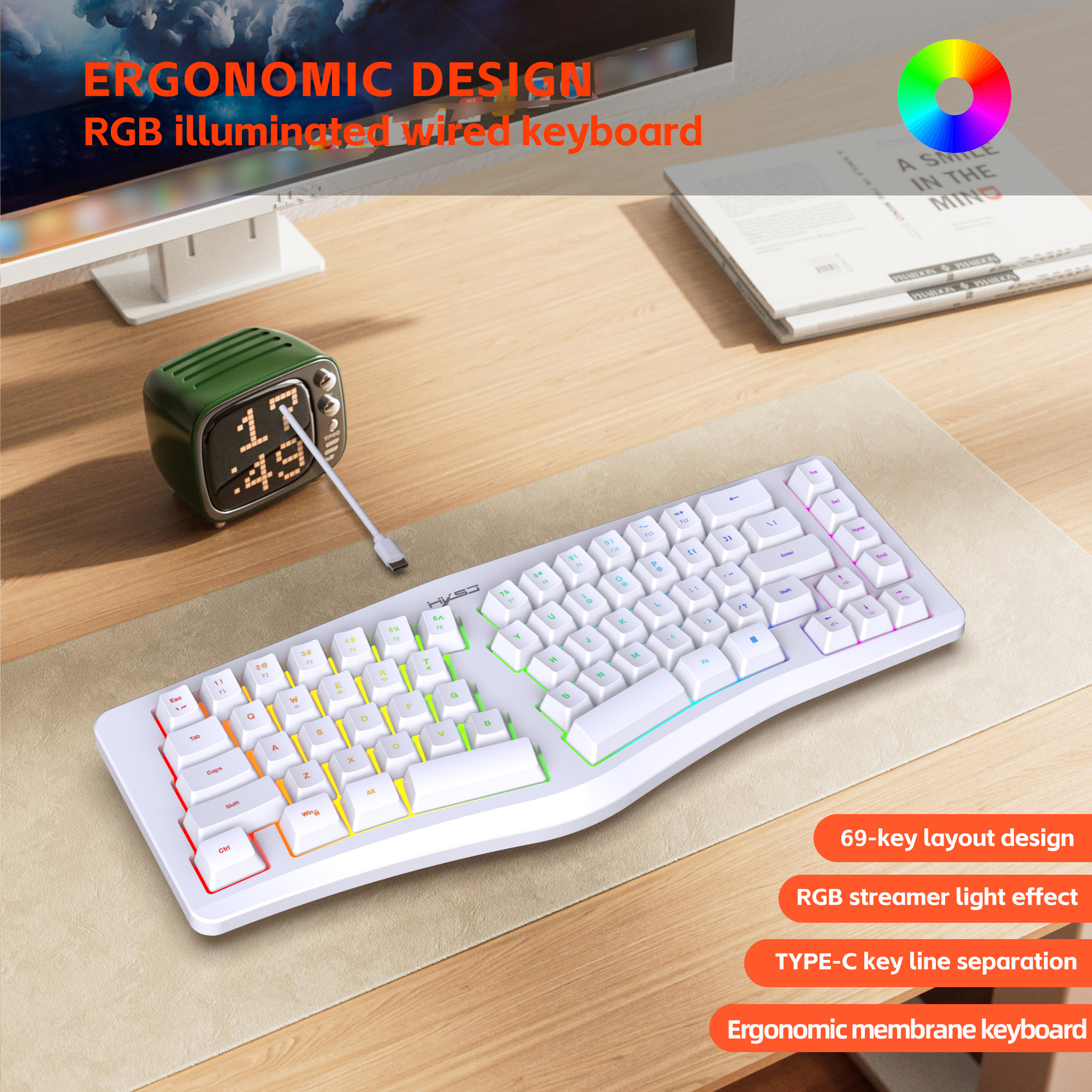 Best sale HXSJ J70 69-key Gami - Pc Gaming On Sale 리뷰 및 가격