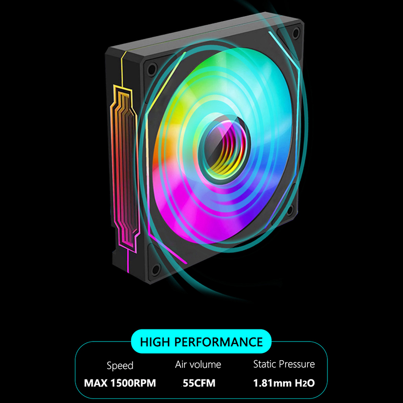 JUMPEAK MS120 120mm Case Fan 5 - Pc Water Cooling 리뷰 및 가격