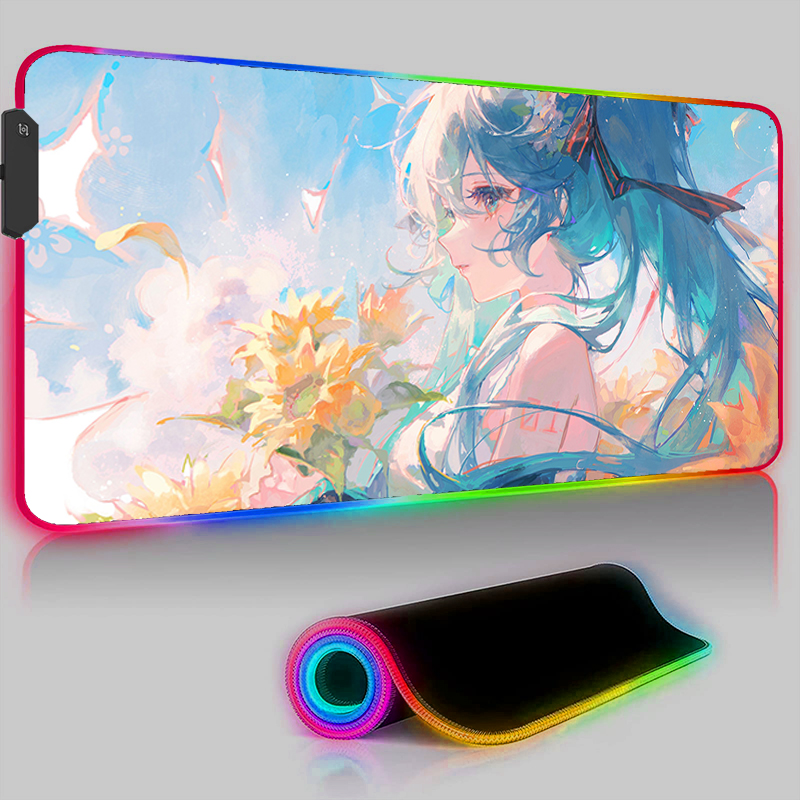 Kawaii Pink HD Mouse Pad RGB P - Pc Gaming Hatsune Miku 리뷰 및 가격