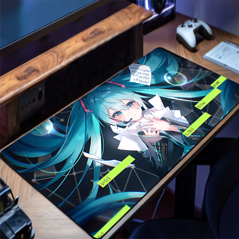 Mousepad Rubber Mouse Pad Gami - Pc Gaming Hatsune Miku 리뷰 및 가격