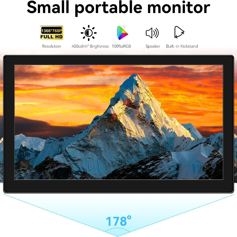 Small Touchscreen Monitor 10.1 - Pc Gaming On Mobile 리뷰 및 가격