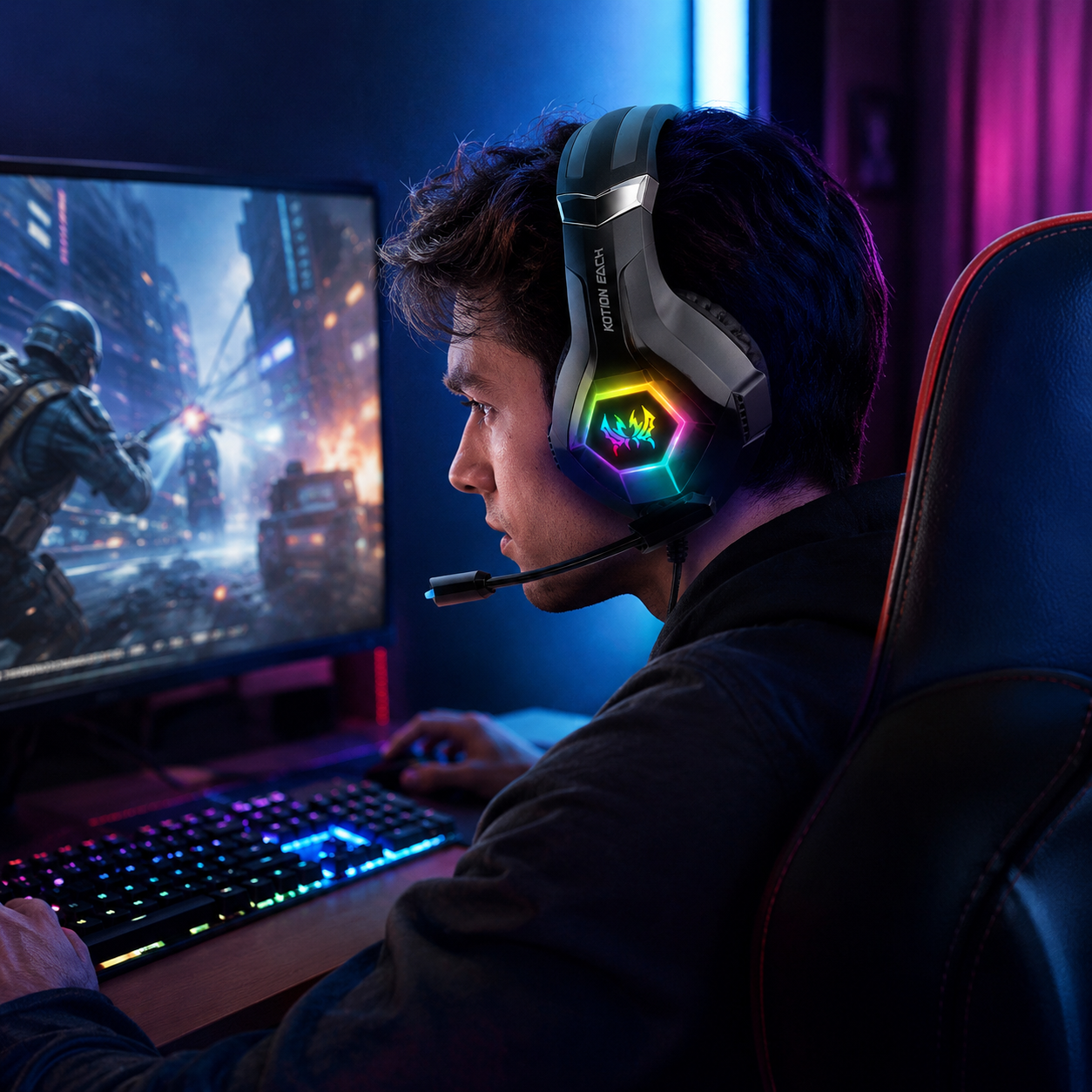 GS450 Wired Gaming Headset RGB - Pc Gaming Xbox 리뷰 및 가격