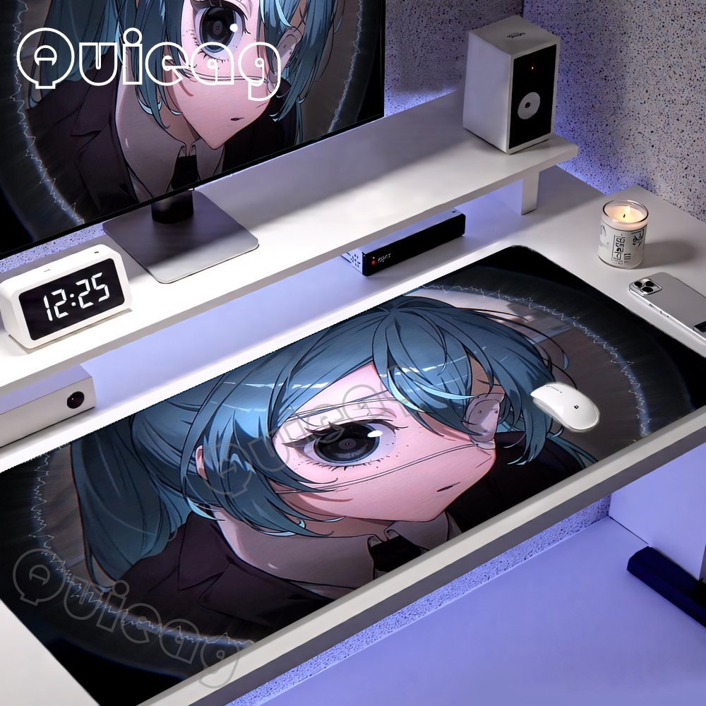 Blue Kawaii Desk Mat Large Ext - Pc Gaming Hatsune Miku 리뷰 및 가격