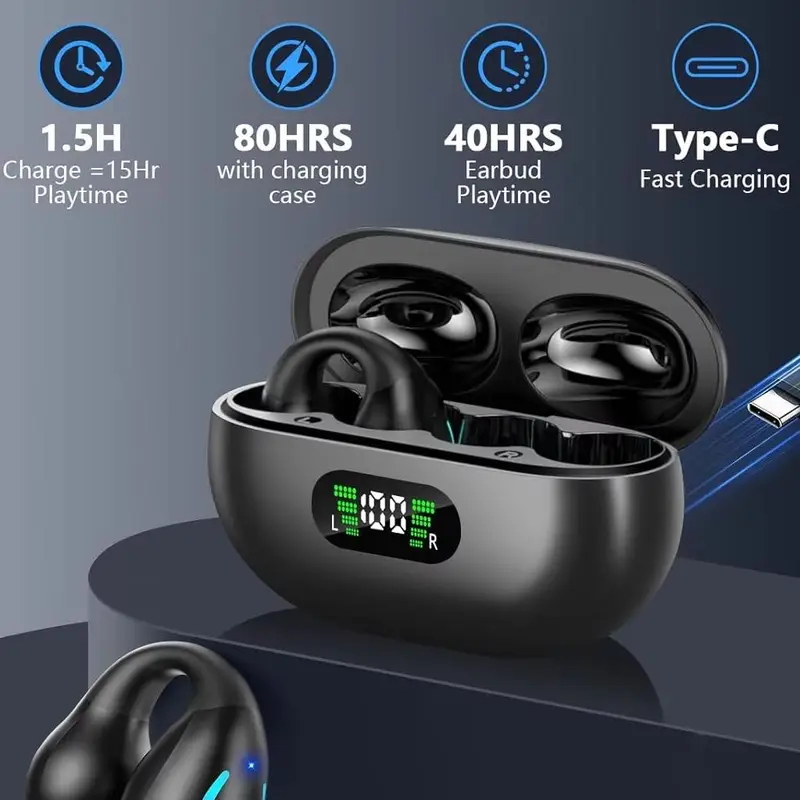 New Bluetooth Clip-on Earbuds, - Pc Gaming Online 리뷰 및 가격