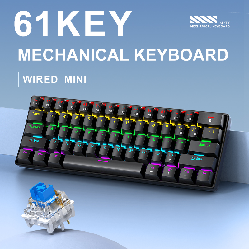 K61 Wired Mechanical Gaming Ke - Pc Gaming Uk 리뷰 및 가격