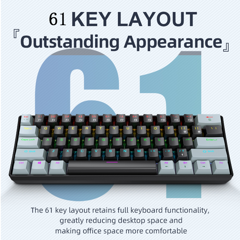 K61 Wired Mechanical Gaming Ke - Pc Gaming Uk 리뷰 및 가격