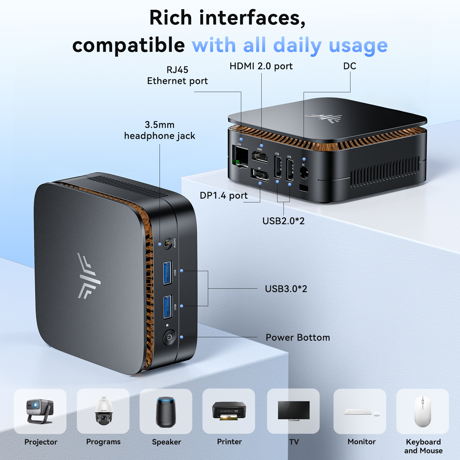 ACEMAGIC Mini PC AMD Ryzen R3  - Pc Gaming Prebuilt 리뷰 및 가격
