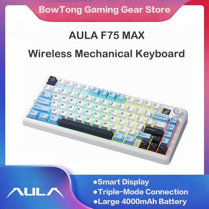 AULA F75 MAX 75% Tri-Mode Mech - Pc Gaming Uk 리뷰 및 가격