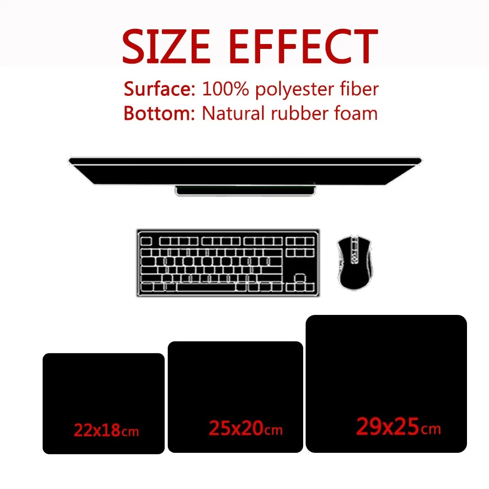 Small Desk Pad Mouse Black Lin - Pc Gaming Online 리뷰 및 가격