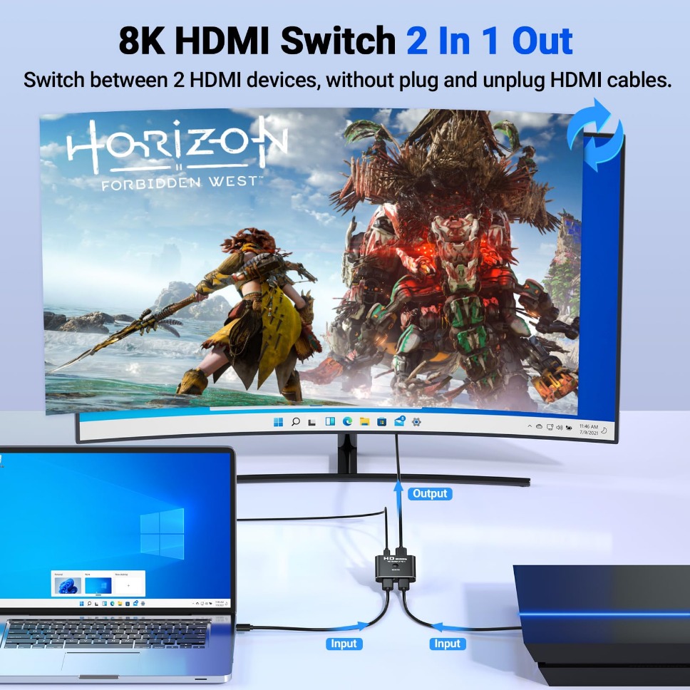 HDMI Switch Splitter 8K 60Hz 4 - Pc Gaming Xbox 리뷰 및 가격