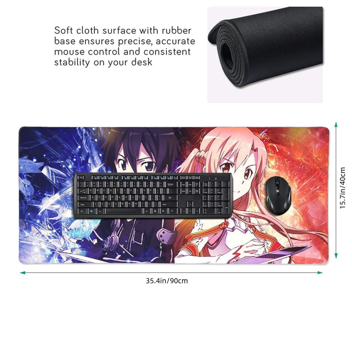 Large Mouse Pad Sword Art Onli - Pc Gaming Online 리뷰 및 가격