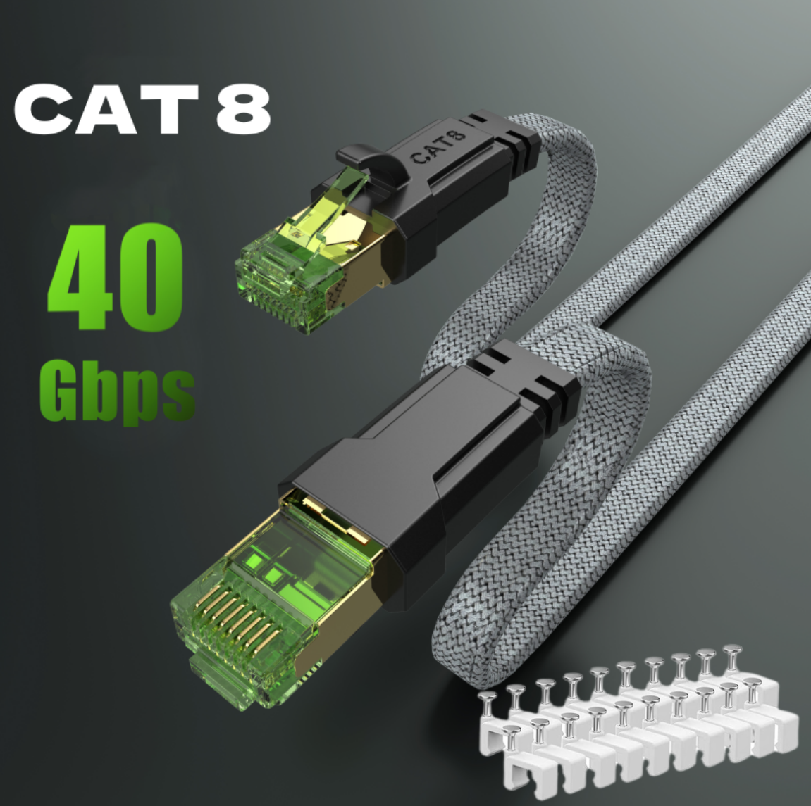 MIZIQIER long CAT 8 Flat Netwo - Pc Gaming Xbox 리뷰 및 가격