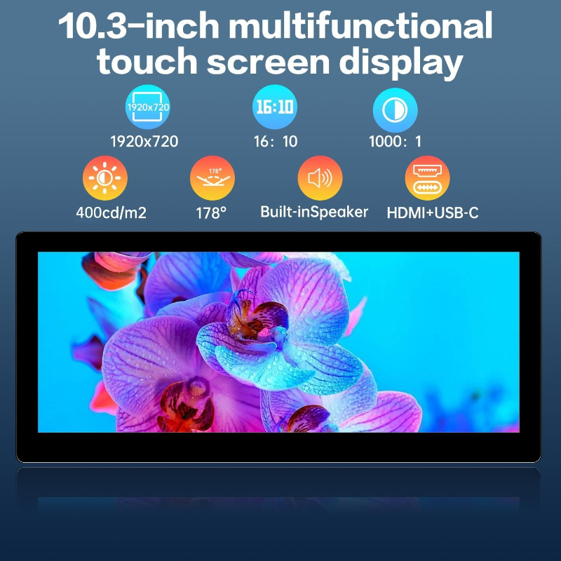 10.3inch Small Touchscreen Mon - Pc Gaming On Mobile 리뷰 및 가격